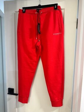 Red Sonneti Sweatpant Joggers - Mens - L